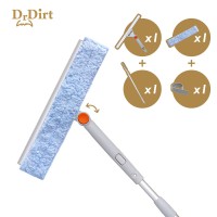 Dr.Dirt 二合一調向玻璃刮 配1塊備用塗水布 及 1條備用膠條 配1.23米伸縮桿 Dr.Dirt 二合一調向玻璃刮 配1塊備用塗水布 及 1條備用膠條 配1.23米伸縮桿